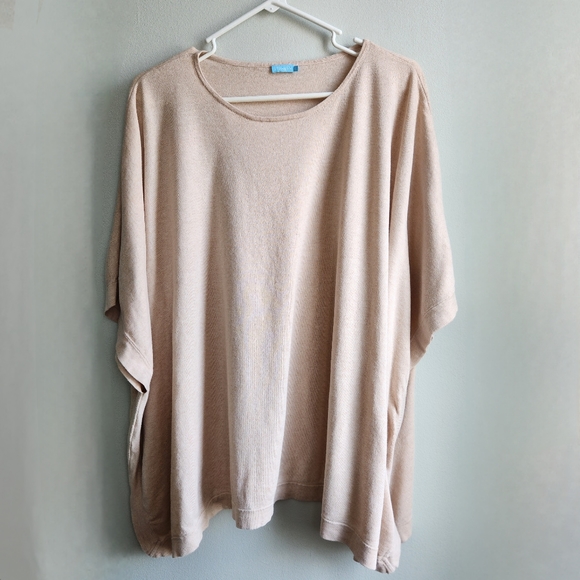 J. Mclaughlin Abigail Poncho in Camel One Size - Picture 3 of 7